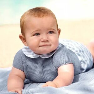 Conjunto 2P Jesusito de Punto para Bebé