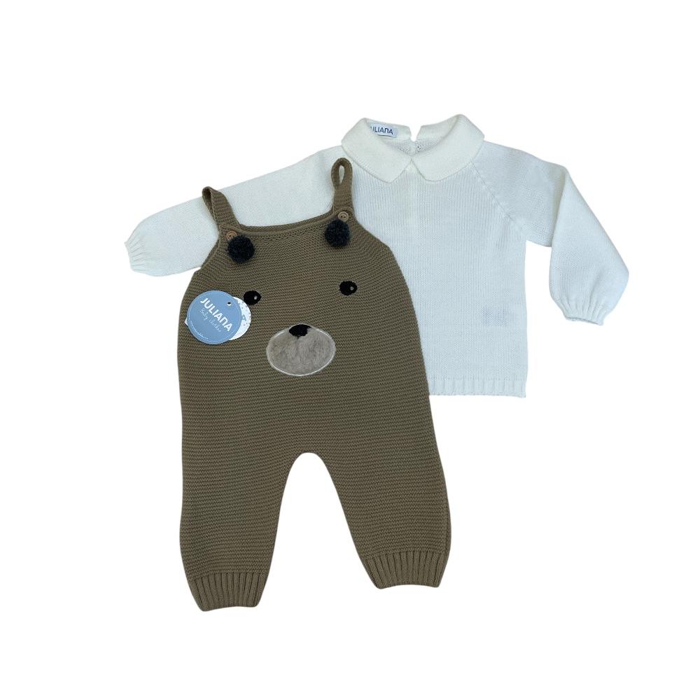 Conjunto 2P Peto Oso para Niño
