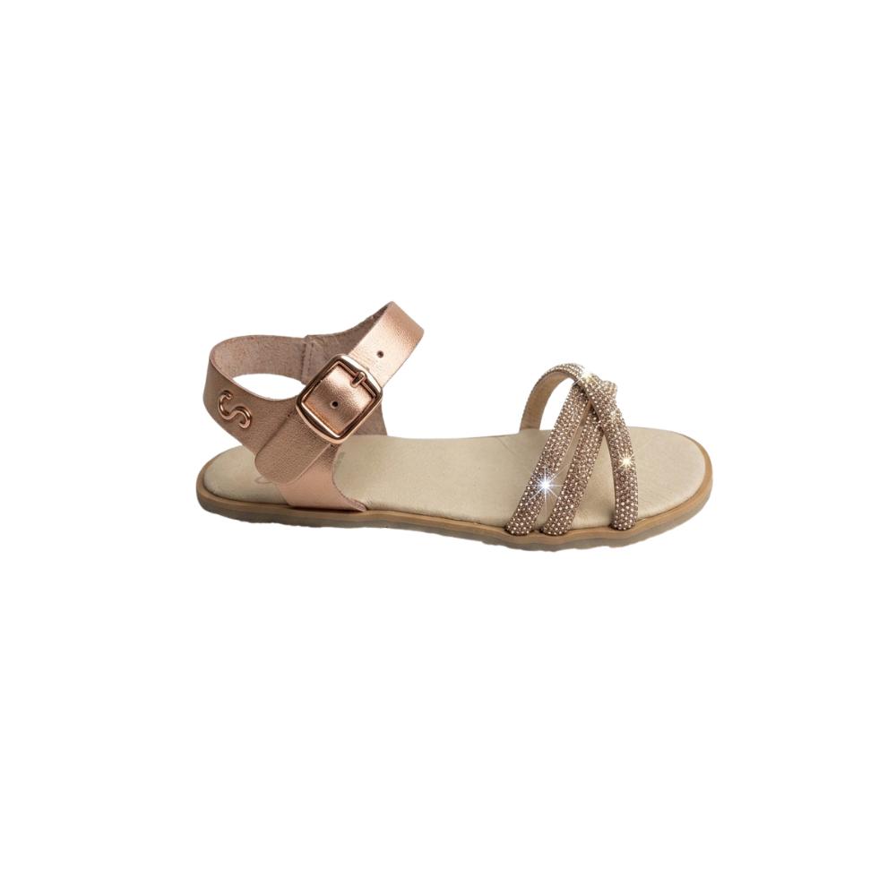 SANDALIA ORO ROSA FLEXINENS